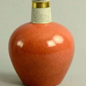 Antique Royal Copenhagen crackle vase